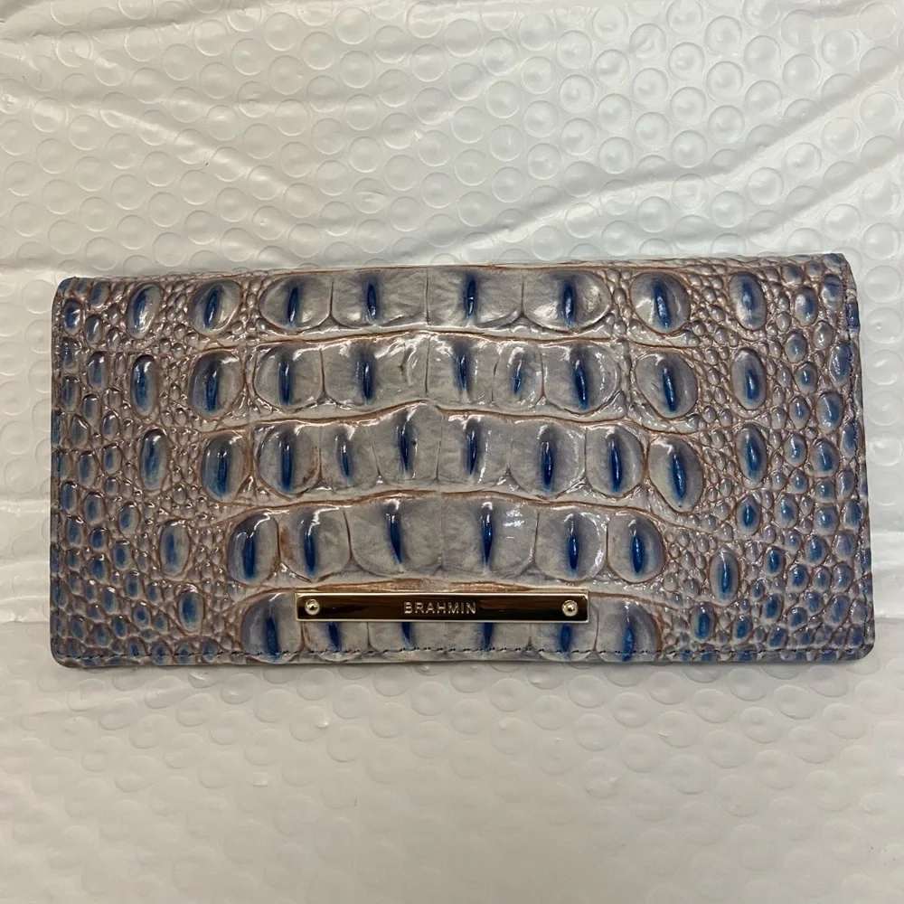 Brahmin Washed Indigo ADY Wallet
